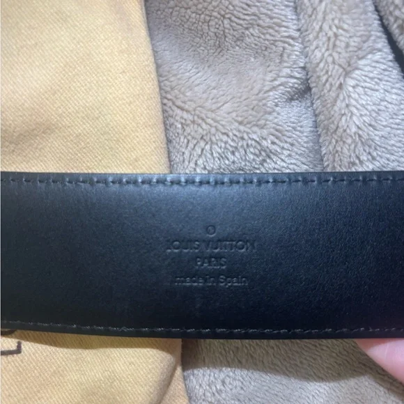 Louis Vuitton Black Checkered Belt Bag